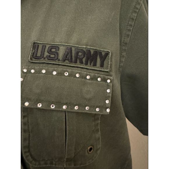 Rothco Rhinestone Embellished U.S. Army Shirt - Sz XL - Picture 3 of 14